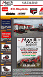 Mobile Screenshot of maxwoodequipment.com